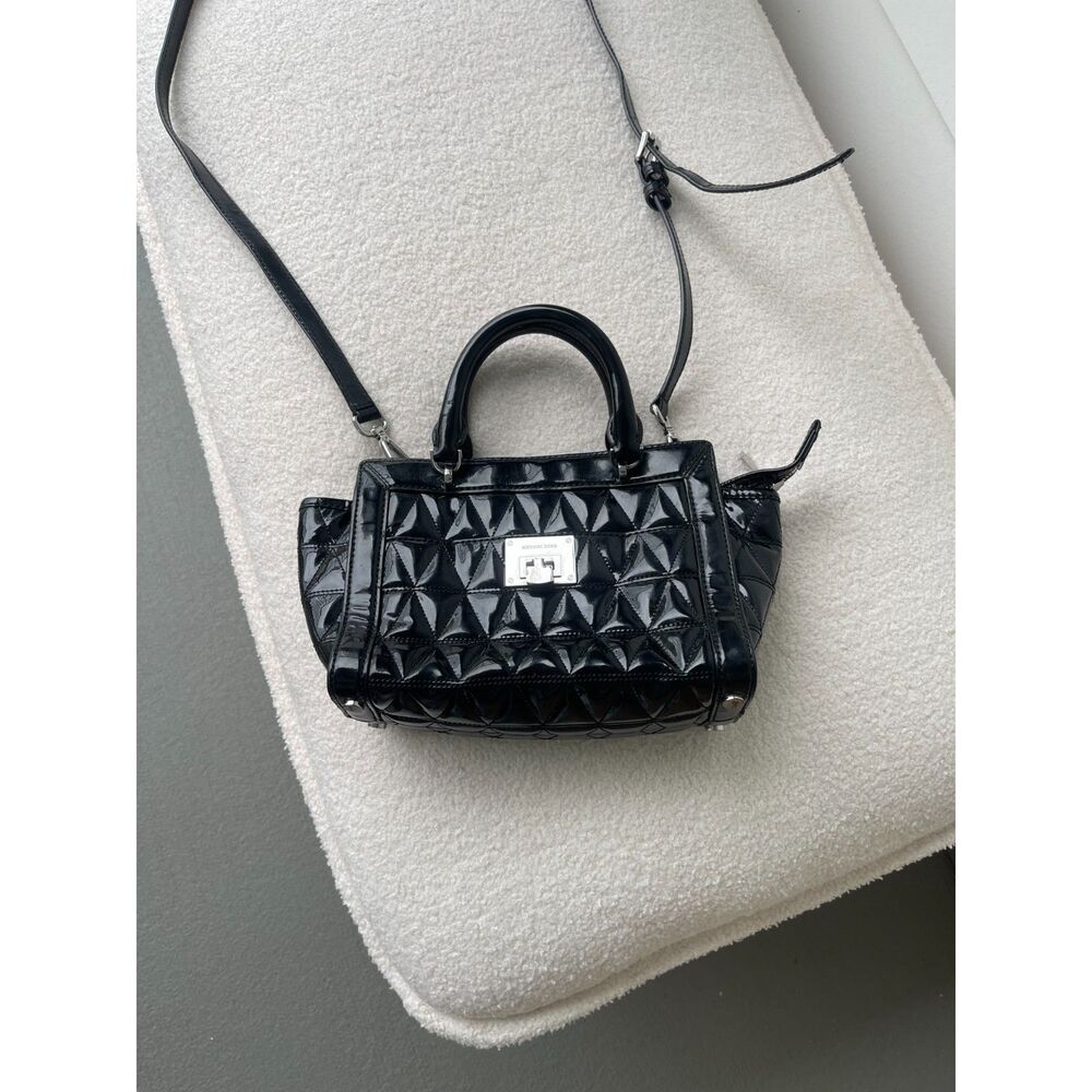 Michael Kors Vivianne Patent Leather Quilted Cross Body